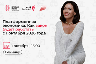 Семинар «Платформенная экономика. Как закон будет работать с 1 октября 2026 года»