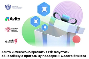 Авито и Минэкономразвития РФ запустили обновлённую программу поддержки малого бизнеса